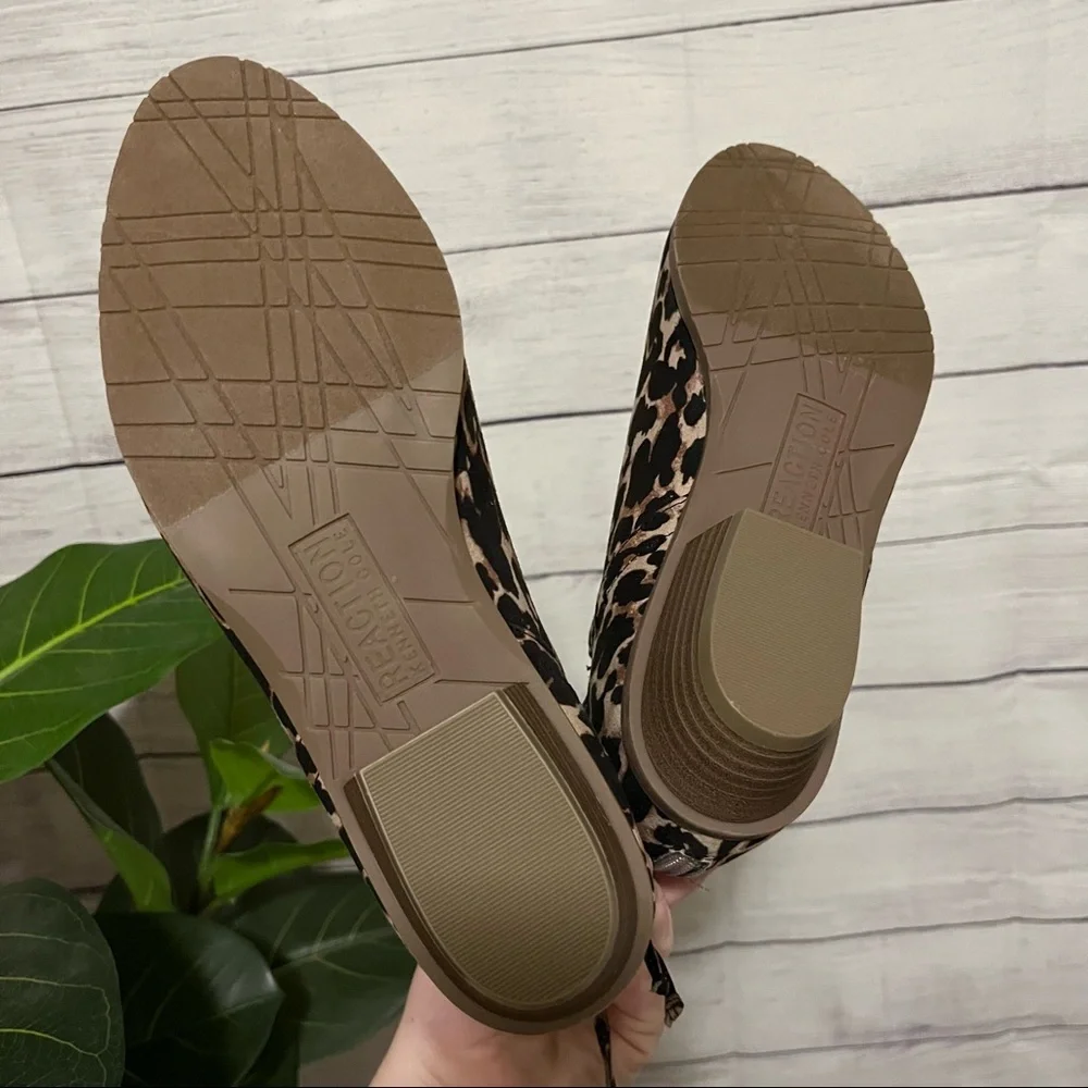 NEW Kenneth Cole leopard fall booties size 9.5